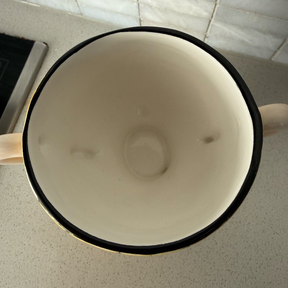 Cosmos Gifts Ceramic Lady Mug & Teapot Butterfly Lid – Tea for One – 7.25” Tall - Picture 7 of 9